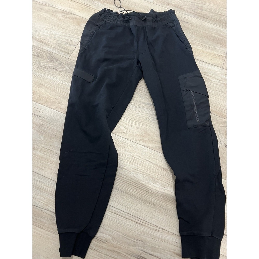 HUGO BOSS HUGO Men's Black Cargo Utility Pants Jogger XL Drawstring Pockets